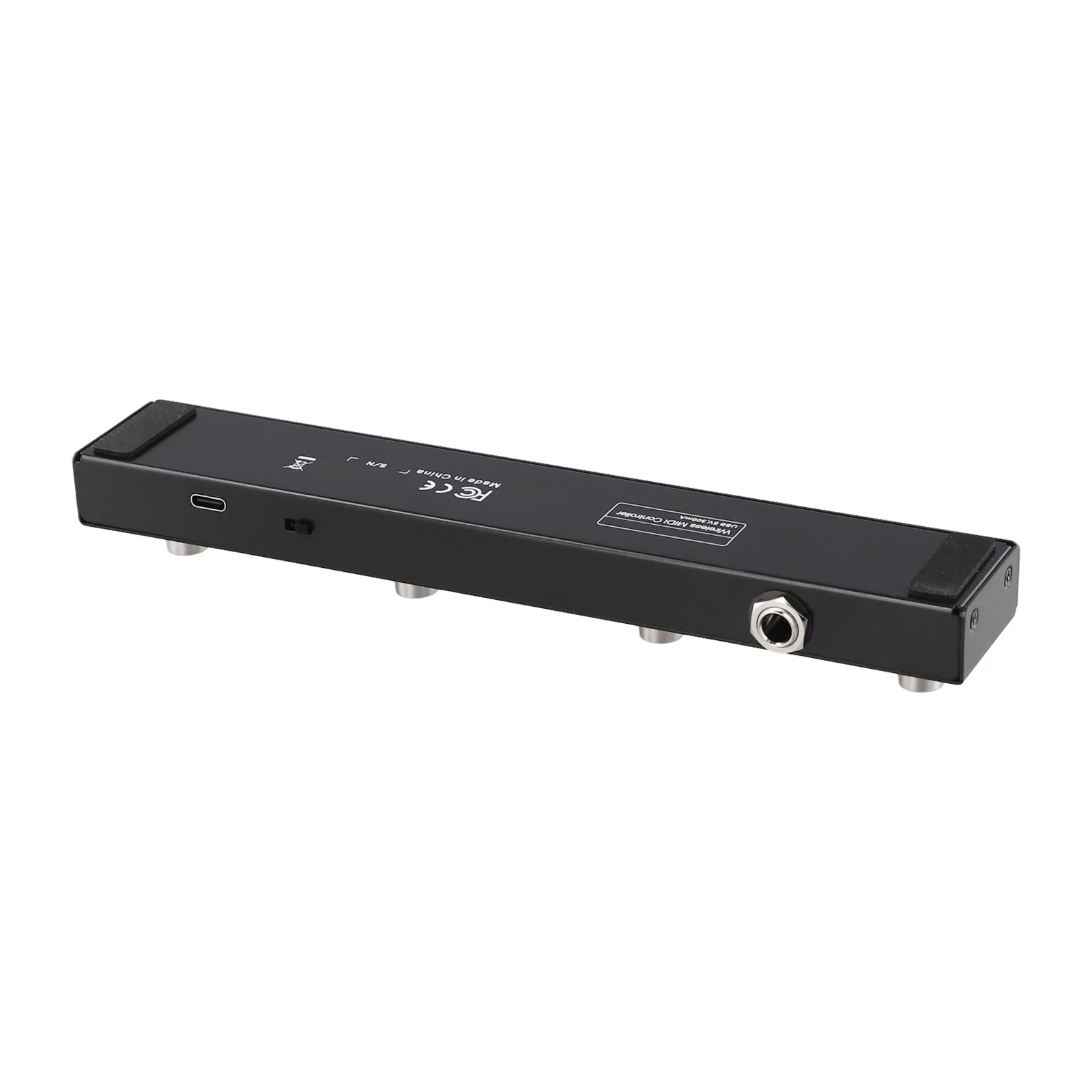 Live Performances Rechargeable Footswitch Pedal Multi-functional Capabilities Extended Battery Life High Compatibility