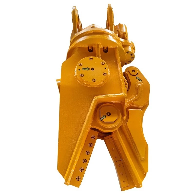 Excavator Hydraulic Shear Attachment Double Cylinder Scrap Metal Shearing Steel Structure Dismantling Mounting Bracket Custom