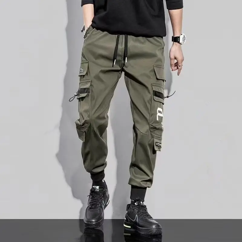

Lightweight Spring Summer Loose Fit Cargo Pants Casual Versatile Trendy Multiple Pockets Trousers for Students Sports​