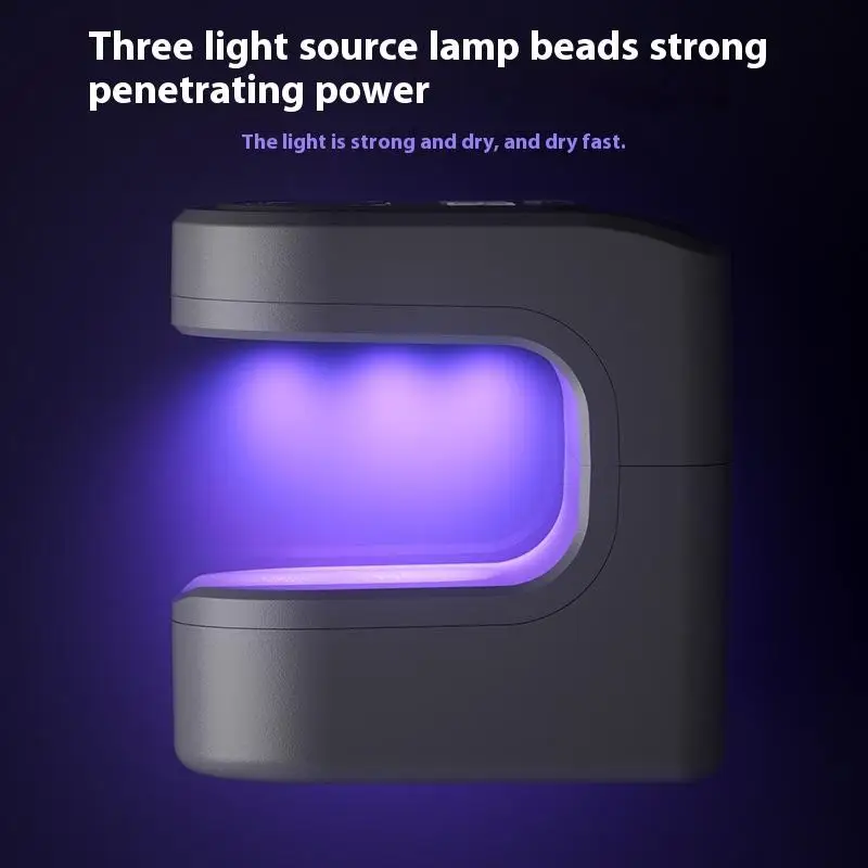 Mini Nail Dryer 30/60S Timing Fast Dryer Lamp UV LED USB Lamp Manicure Egg Design Machine Single Finger Nail Art Tool Gel Curing