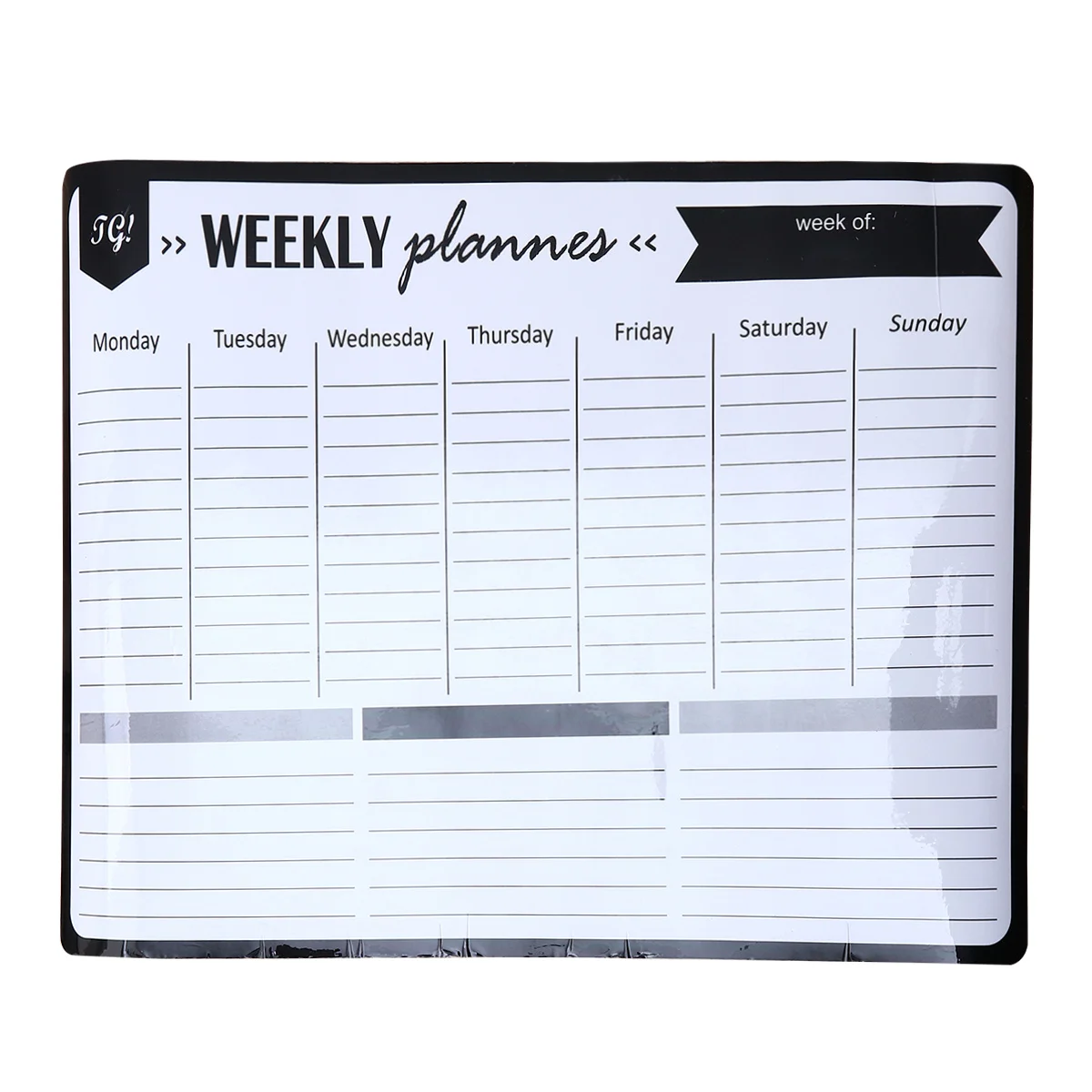 

Magnetic Fridge Dry Erase Board Refrigerator Whiteboard Weekly Planners Whiteboards