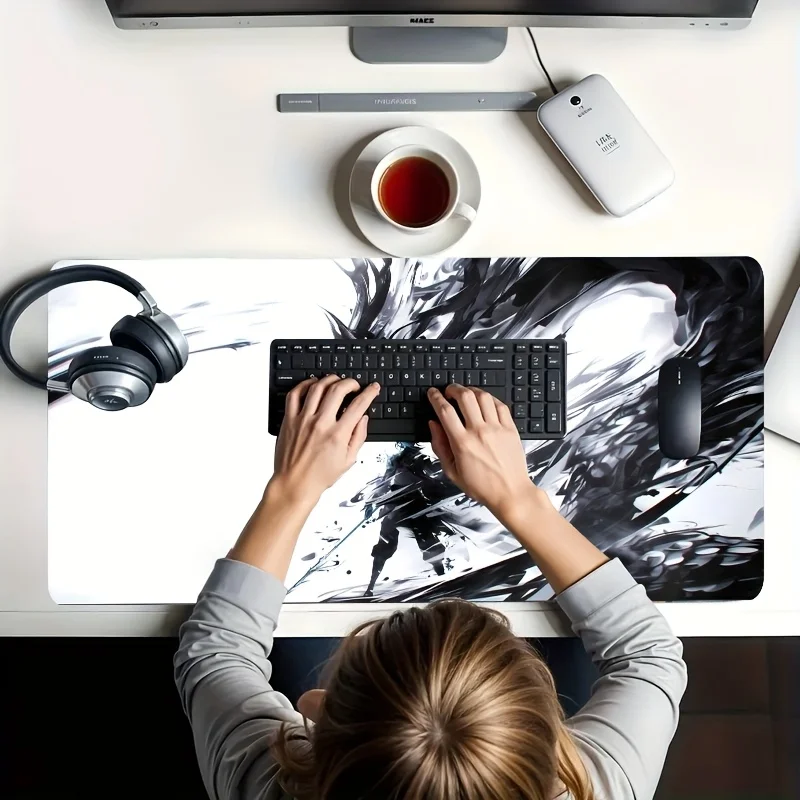 

Oversized Gaming Mouse Pad - Non-slip Rubber Base, Large Extended Pad for Office And Study, Made Of Natural Rubber Material