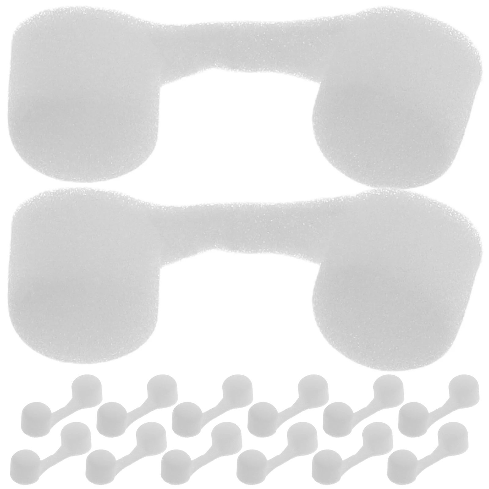 50Pcs Nasal Filters for Dust Protection Reusable Comfortable Nose Plug Filters Soft Invisible Blocking Particles for Breathing