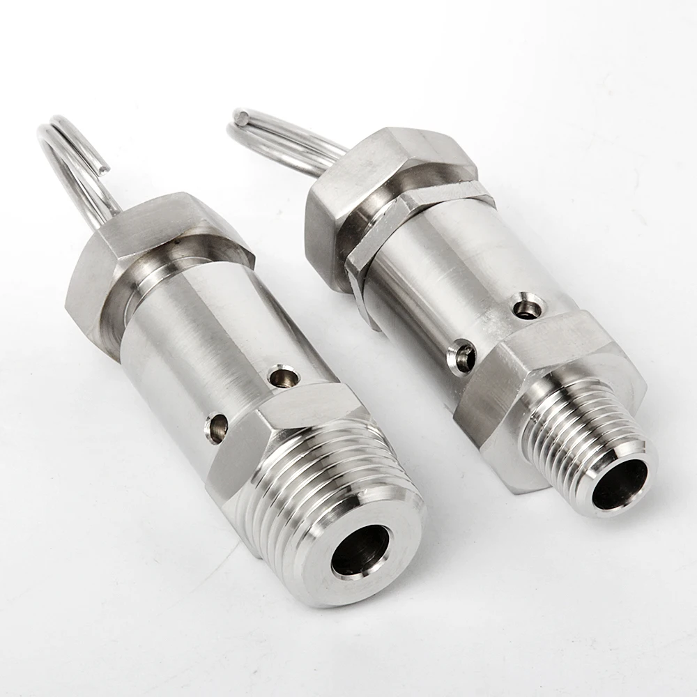 304 Stainless Steel Pneumatic High Temp Safety Valve, Intelligent Pressure Relief for Air Compressor Gas Tank Steam Boiler ****