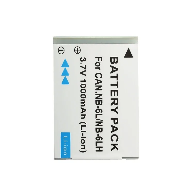 3.7V 1000mAh NB-6L NB6L Camera Battery for Canon PowerShot D10 D30 S95 SX280 SX510 HS IXUS 95IS 200 25IS SD770 IS Batteries