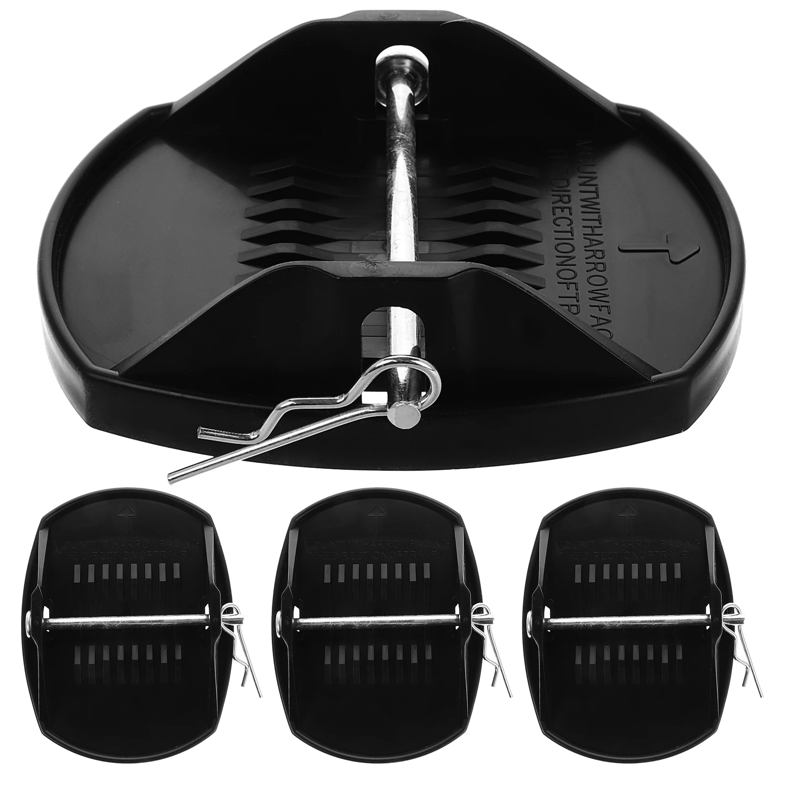 

4pcs Jack Stabilizers Rv Foot Leg Support Base Pads Heavy Duty Polypropylene Material Stability Camper Tire Accessories Caravan