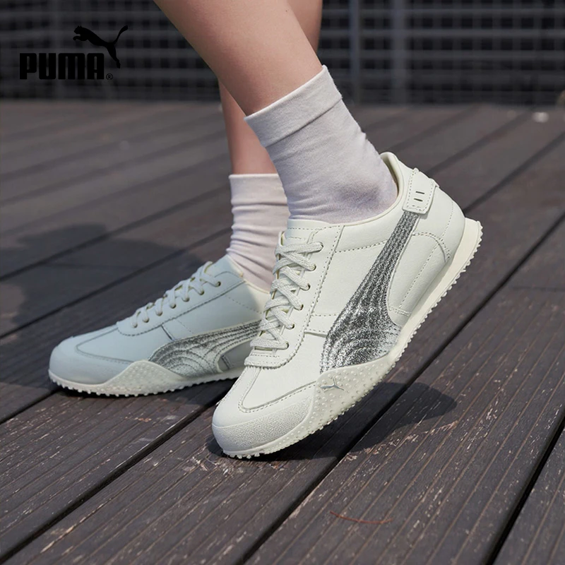 Puma genuine BellaUT retro women's low cut sequined casual sports shoes 406462-01