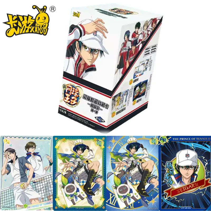 

KAYOU оригинальная новая серия Prince of Tennis Peak, коллекция анимационных персонажей, карты, периферийные устройства, настольная игра, слепая коробка, игрушка в подарок