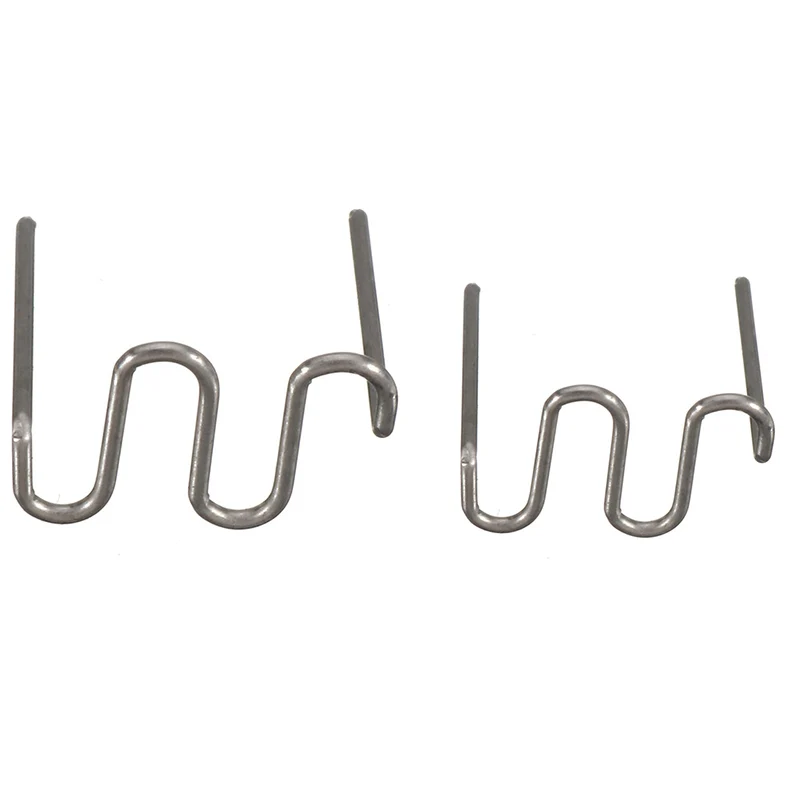 500PCS Cucitrice A Caldo Graffette Per Saldatore di Plastica Riparazione di Plastica Standard Pre Cut Onda Graffette Saldatura Paraurti Auto Paraurti Riparazione