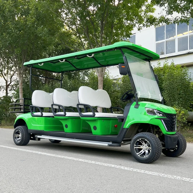 New Sino-European Club Sightseeing Car 4 6 Seater Off-Road Electric Golf Cart Manufacturer Can Customize Multi-Function Vehicle