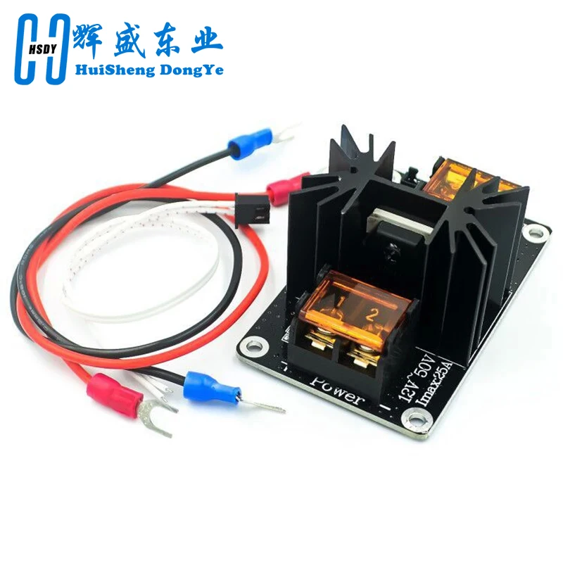 Placa de expansión de potencia de cama caliente para impresora 3D, controlador de calefacción, módulo de carga de alta corriente MOSFET 25A 30A 12or24V para piezas de impresora 3D