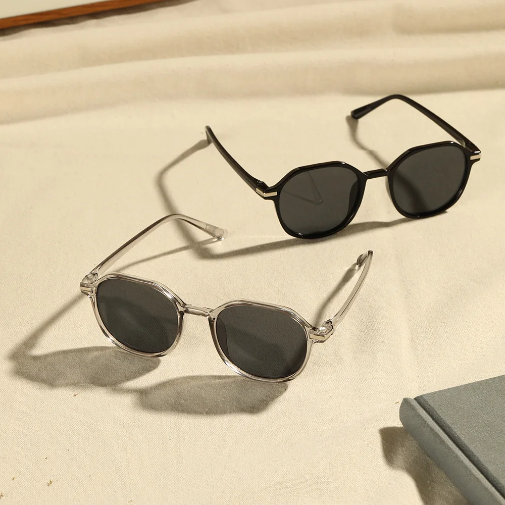 Neue Vintage Runde Sonnenbrille für Damen und Herren Marken-Kreisförmige Sonnenbrillen Ovale Brillen für Männer und Frauen