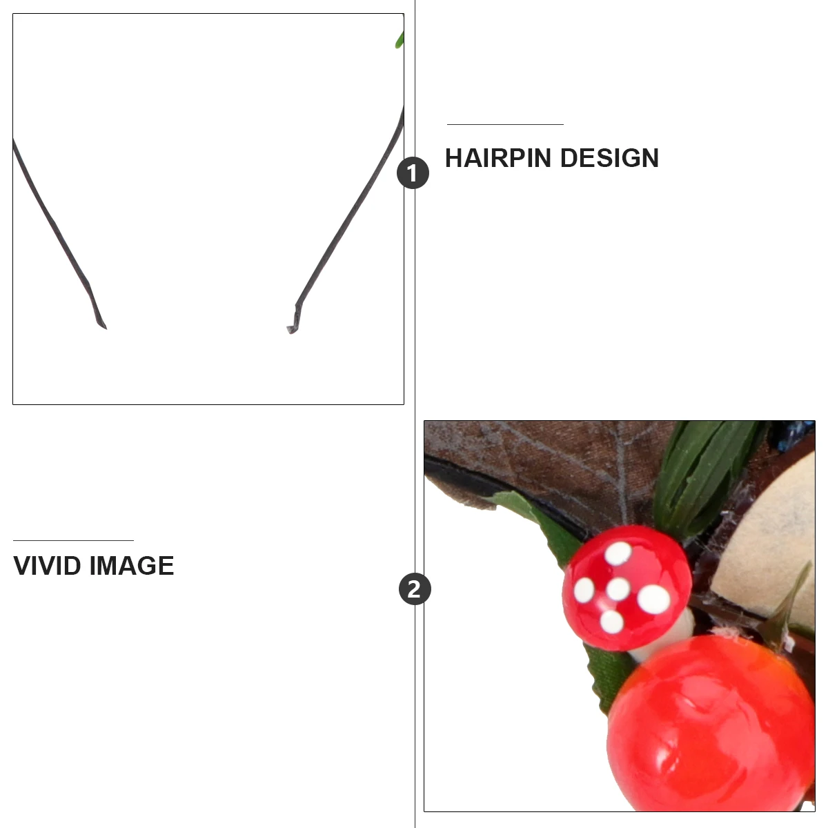 

1pc Deer Horn Hair Hoop Halloween Headband Festival Hairband Cosplay Hair Hoop Christmas Party Wedding Birthday Hen Show