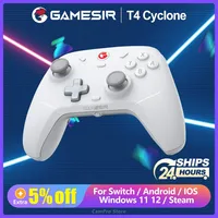 GameSir T4 Cyclone Wireless Switch Controller Bluetooth Gamepad with Hall Effect for Nintendo Switch iPhone Android Phone PC