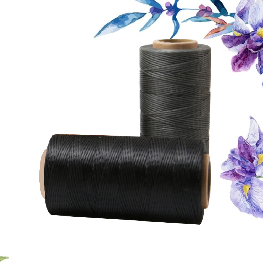 

2pcs Waxed Cords Hand Sewing Thread Craft Tools Stitching Wax Thread DIY Accessories Various Colors Premium Material
