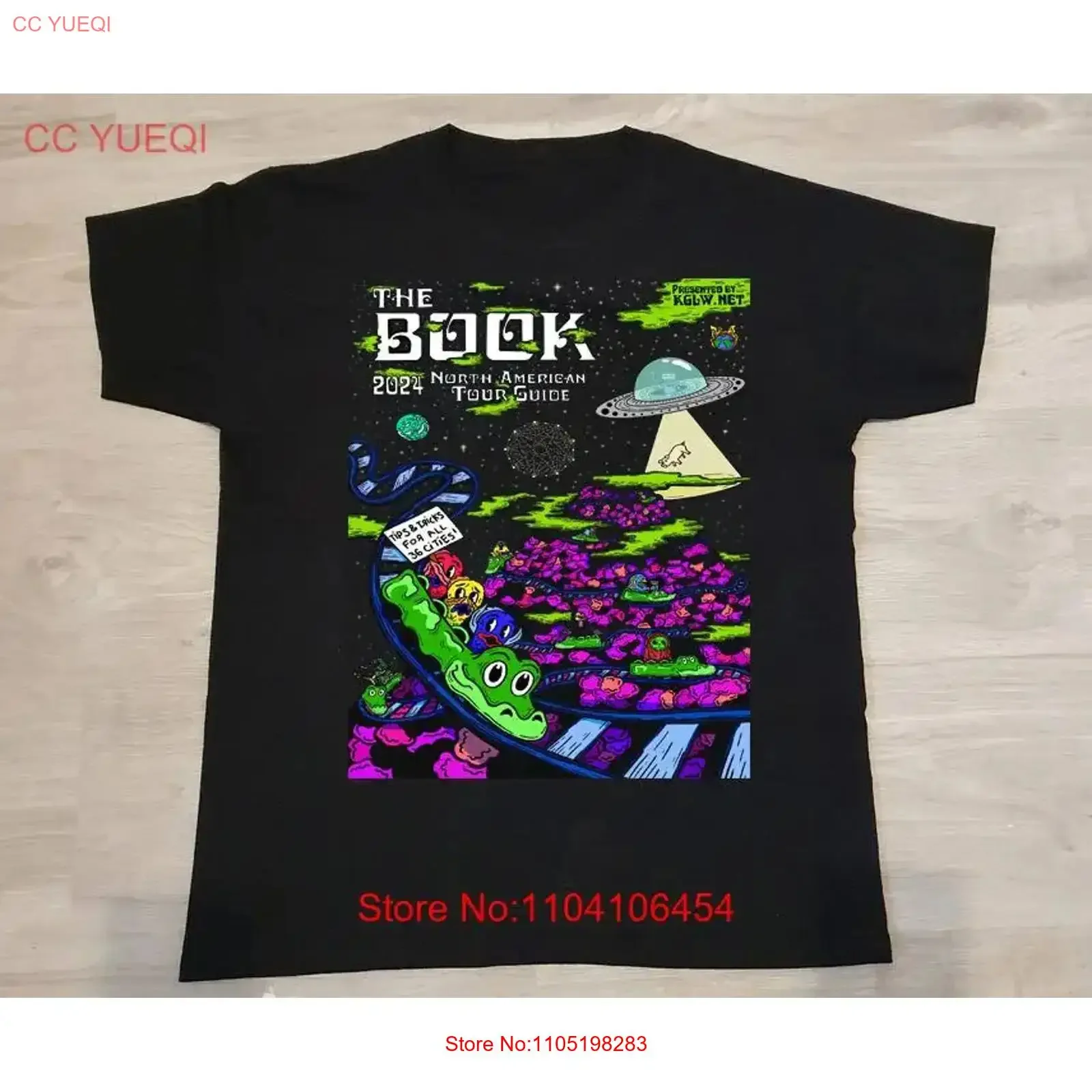 

Футболка King Gizzard And The Lizard Wizard North American Tour Guide 2024, ZL540, винтажная модная футболка с слегка графикой