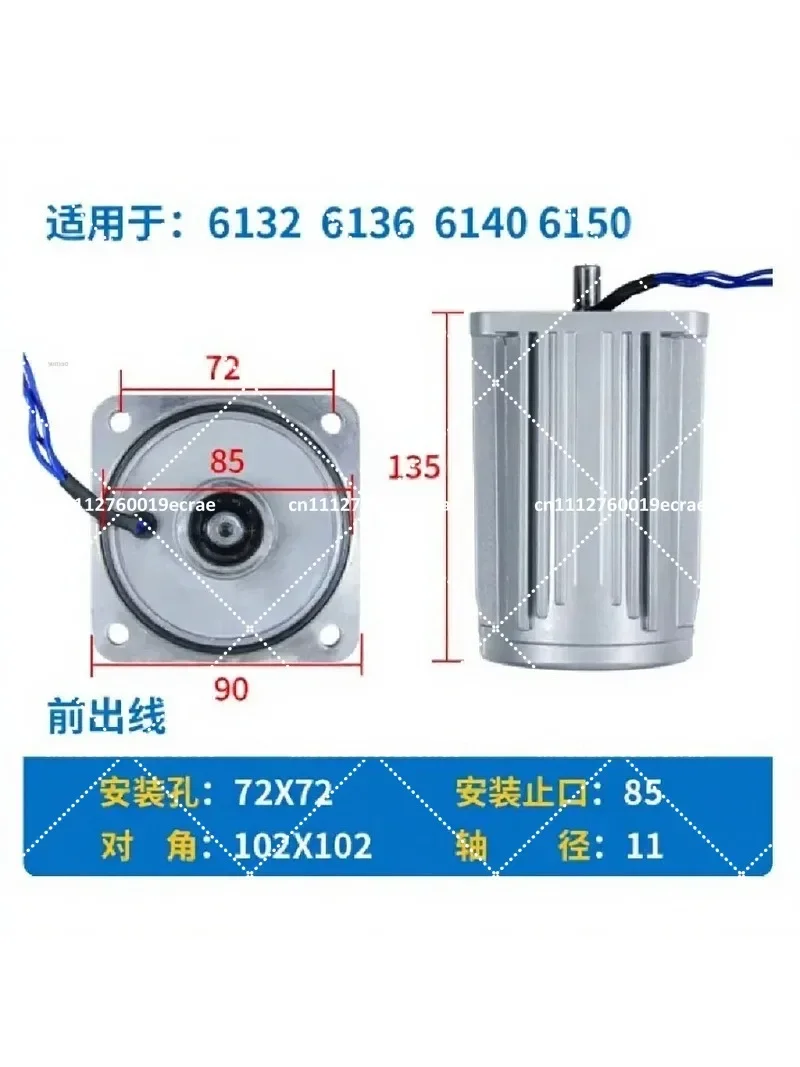 380V 3 Phase CNC Turret Motor Tool Changer Drive Motor for Lathe Compatible with 6140 6150 Models