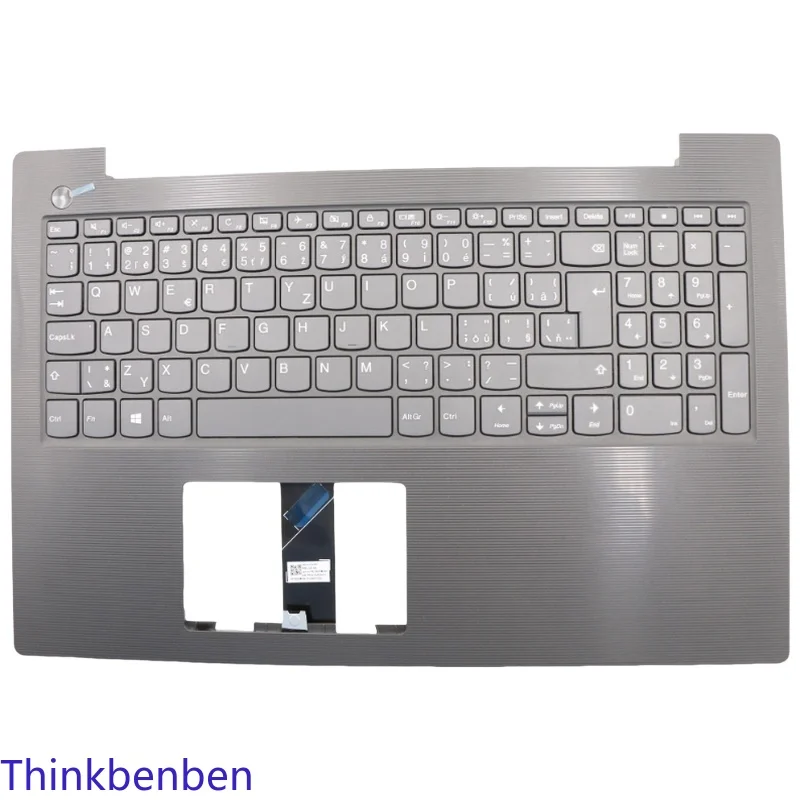 

CZ Czech Iron Gray Keyboard Upper Case Palmrest Shell Cover For Lenovo Ideapad V130 15 15IKB 15IGM 5CB0R28216