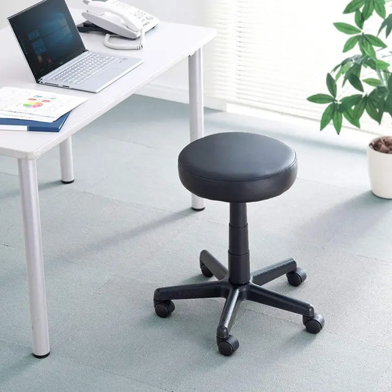

Simple Bar Chair Home Liftable Rotating High Round Stool Light Luxury Leisure Cafe Bar Island Stools Front Desk Work Chairs