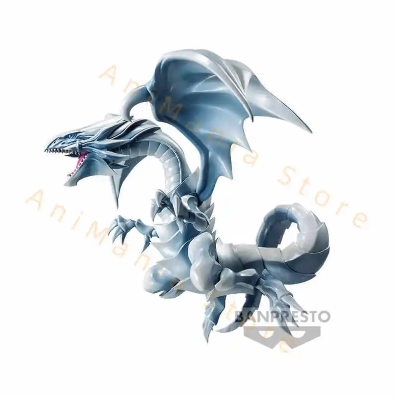 สินค้าพร้อมส่ง ของแท้จาก Bandai Banpresto Yu-Gi-Oh! ฟิกเกอร์อนิเมะ ดราก้อนบลูอายส์ ไวท์ดราก้อน จากเกมดวลมอนสเตอร์ส ของเล่นแอคชั่นเรดอายส์แบล็ค