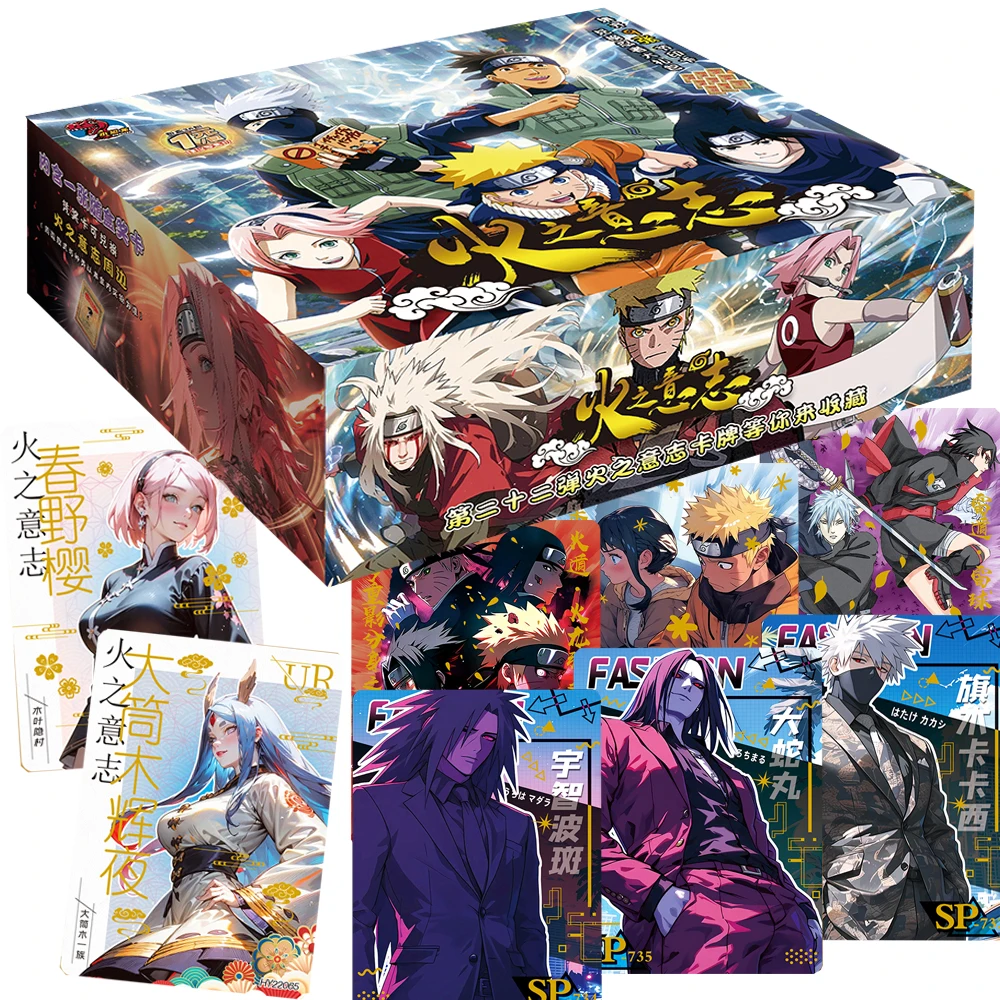 

Wholesale Naruto Collection Cards Fans' Favorite Hot Blooded Character SSR UR SP Anime Themed Peripheral Cards Birthday Gifts