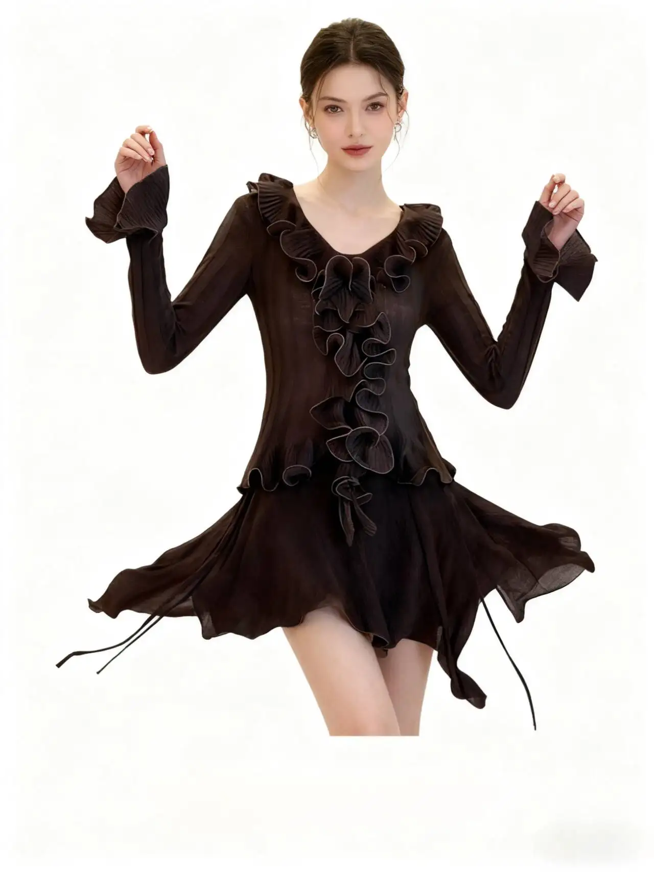 

Sweaters Jumpers Pullovers Womens Long Sleeve Women Jerseys Oversize Streetwear Gothic Back Western Turtleneck Art Woolens Warm