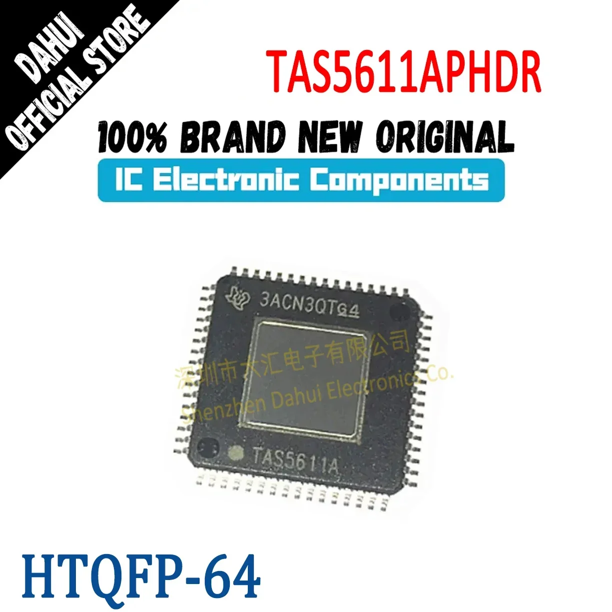 

TAS5611APHDR Silk Screen TAS5611A Class D Audio Amplifier Chip IC New Original