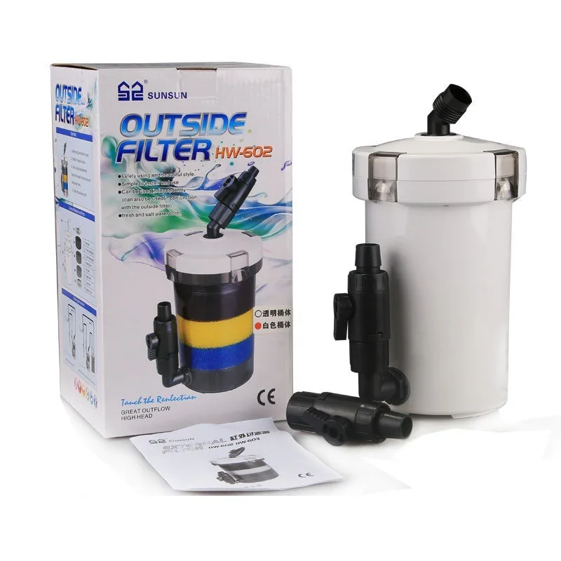 

Silent Canister Filter System for Aquarium Fish Tank Turtle Tank Energy Saving Leakproof Efficient Water Purification Supplies