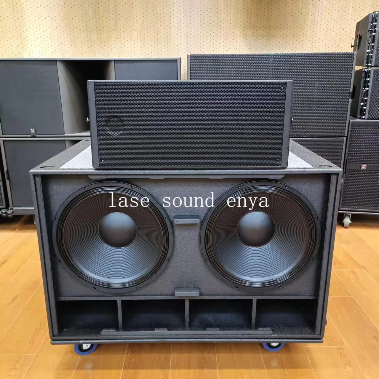 

Professional Outdoor Concert Sound System HDL 20A Dual 10-Inch Active PA Speaker Wooden 18-Inch Outdoor Concert Audio