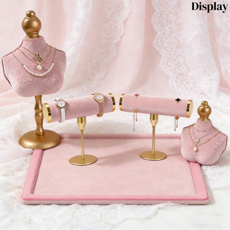 

Neck Mannequin Jewelry Display Stand, Portrait Bust for Necklace Storage and Hanging, Window Display Decor and Showcase Pro