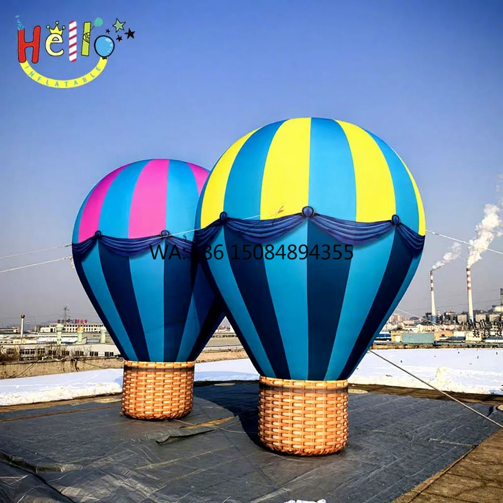 Latest Design Inflatable Hot air Balloon Model Decoration for Event Display