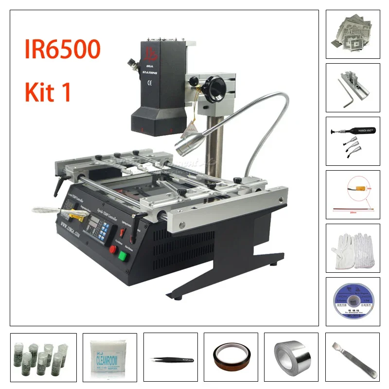 220 V LY IR8500 IR6500 V2 BGA Rework Station 2 Zones Infrarood Moederborden Mobiele Laptop Chip PCB Reparatie Soldeermachine - afbeelding 1