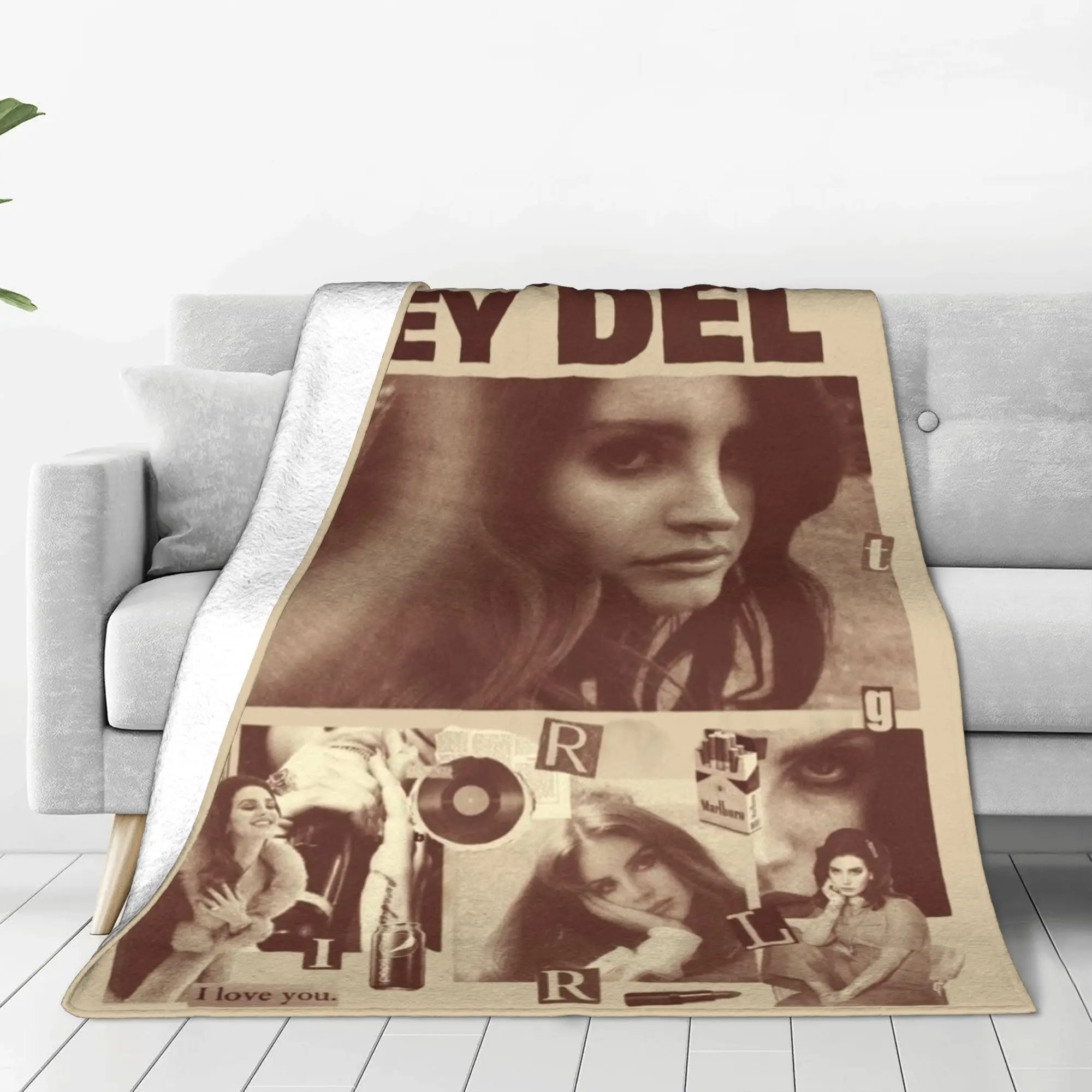 Lana Del Rey Tour Plush Blanket  Awesome Throw Blankets for  Sofa Bedding Lounge 200x150cm Bedspread,