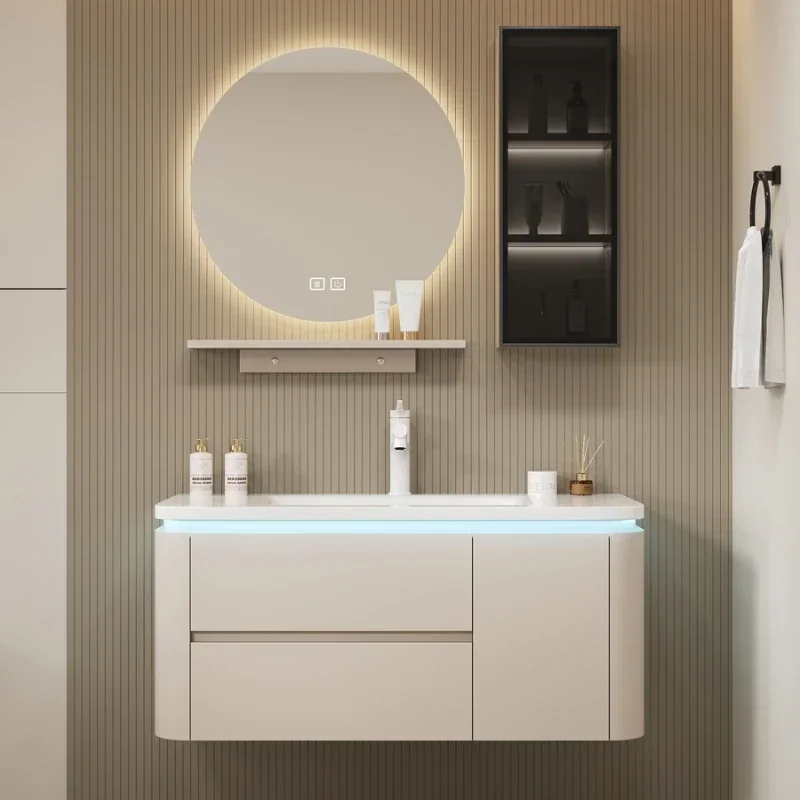 

Wall Pharmacy Bathroom Cabinet Vanity with Sink Narrow Closed Storage Sinks Pvc Small Toilet Closet Open Cabinets Corner Drawer