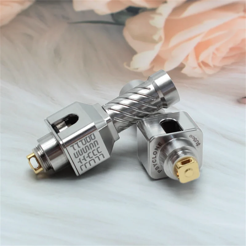 Psyc rba by psyclone x susco Bridge vapesnail Concept สำหรับกล่องเหล็กแท่ง BB SVA kbrs MOD Boro TL VAPE สองปล่องไฟ