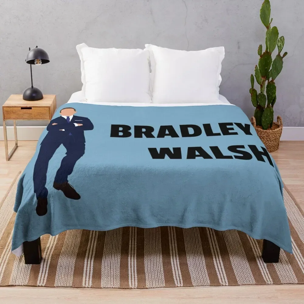 

Bradley Walsh - original Bradley Walsh fan art Throw Blanket Loose Summer Thermals For Travel Soft Blankets