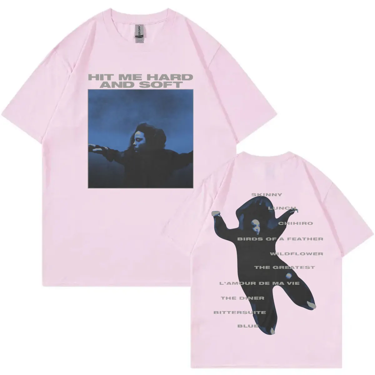 Hit Me Hard and Soft Graphic T Shirts Men Women Fashion Hip Hop Vintage Short Sleeve T-shirt Summer Casual Loose Cotton T-shirts