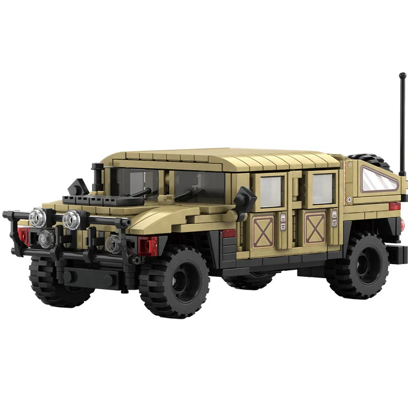 998 off-road vehicle model Hummer off-road vehicle assembly block toy