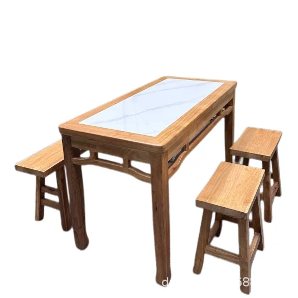 

New Chinese style, antique, eight immortals table, square, household, eating