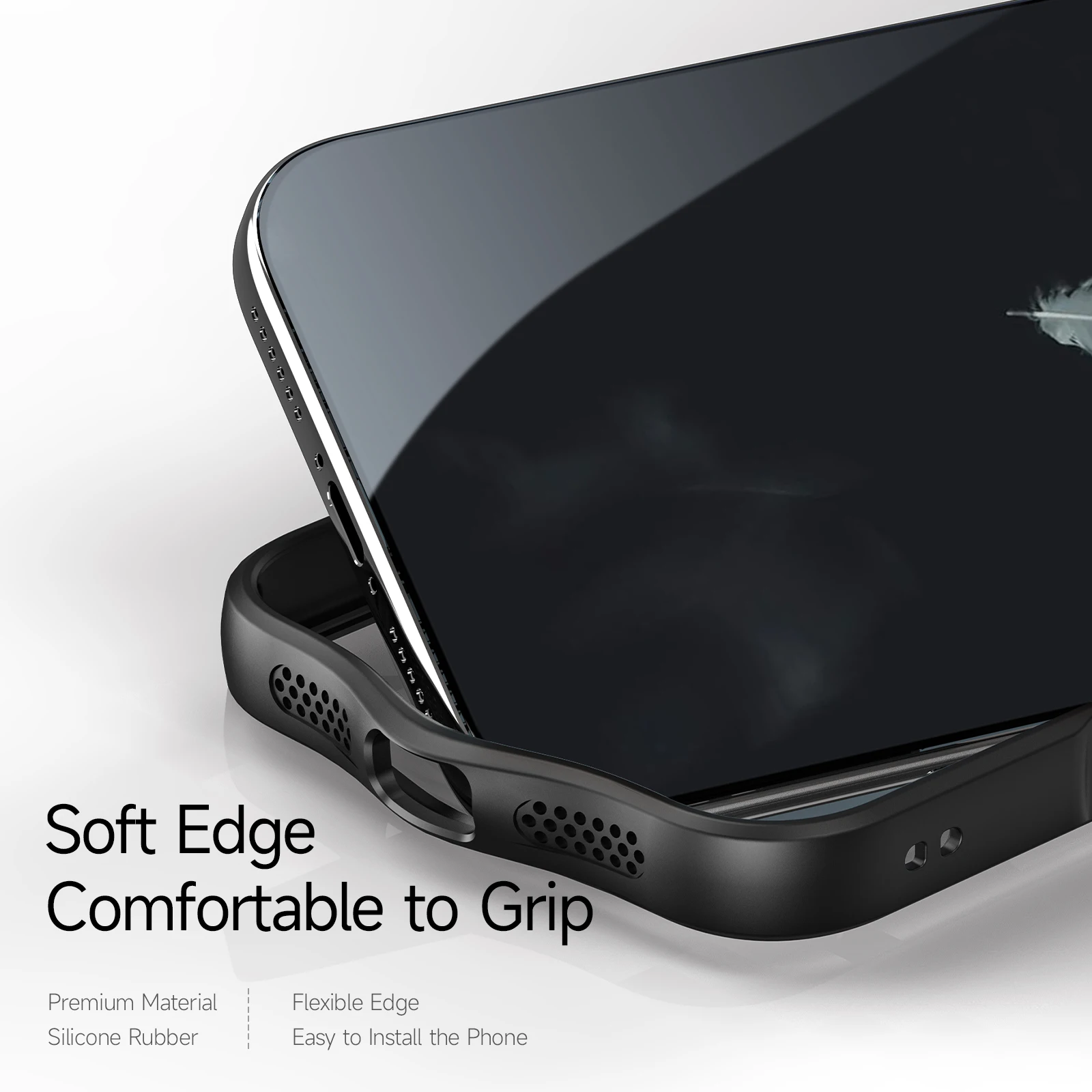 حافظة هاتف DUX DUCIS مقاومة للصدمات لهاتف iPhone 17 Pro Max وiPhone 17 Pro مع غطاء خلفي مغناطيسي بخطوط متدفقة شفافة