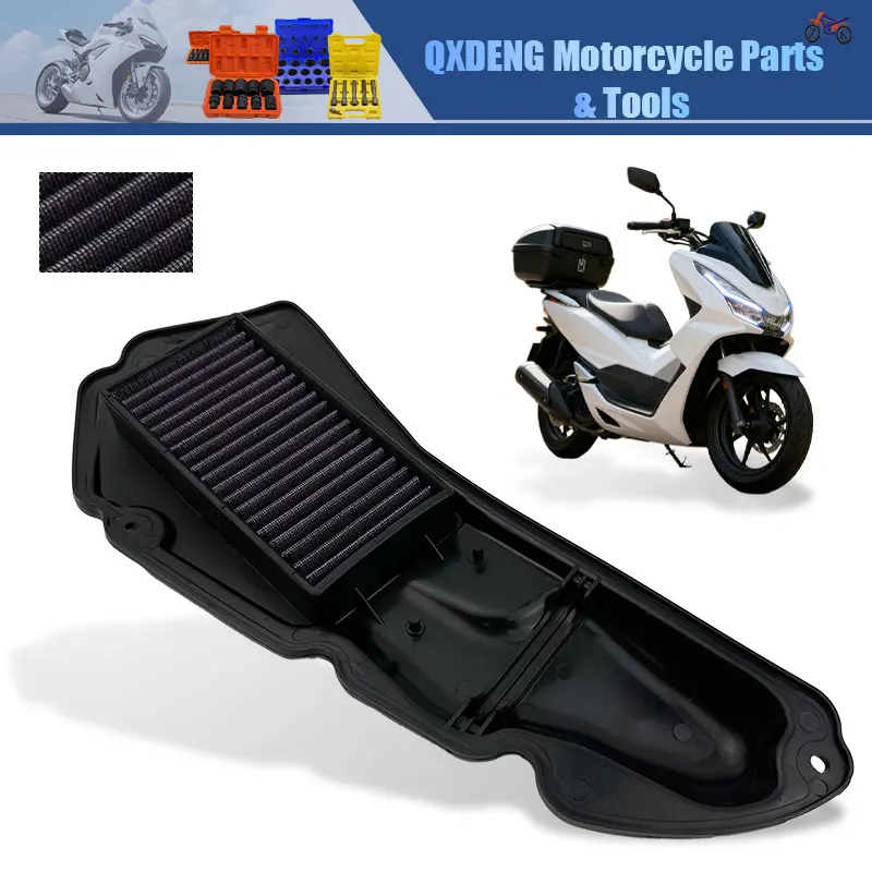 PCX160 Motorrad-Ansaugluftfilter für Honda PCX125 2021–2023, Roller-Ansaugluftfilterelement, Ersatz 17210-K1Z-T00