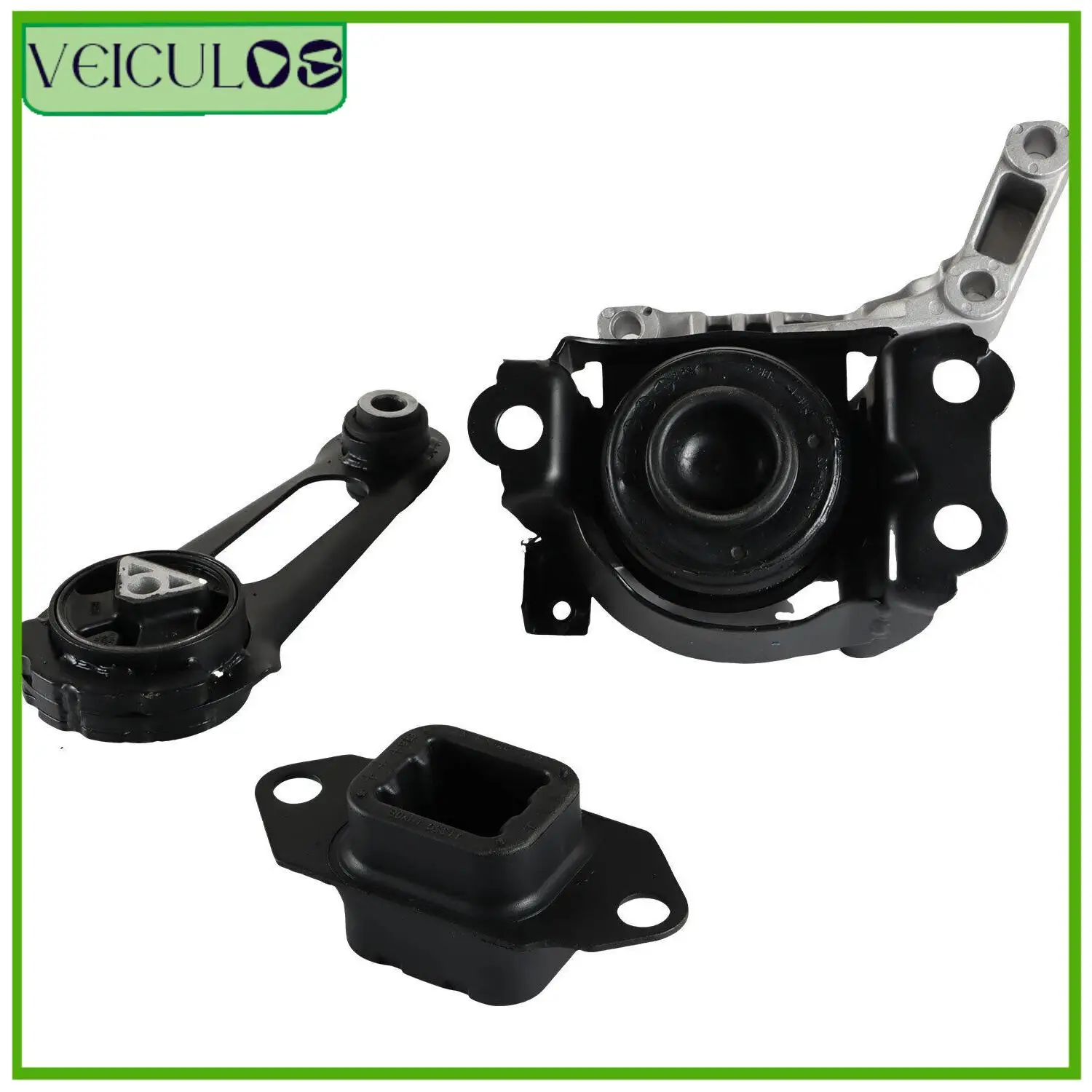 3PCS Engine Motor & Trans Mount Set 11360-1HC0B 11360-1HC2B 11360-1HC2C For Nissan Versa 1.6L 2012-2017 Car Accessories Parts