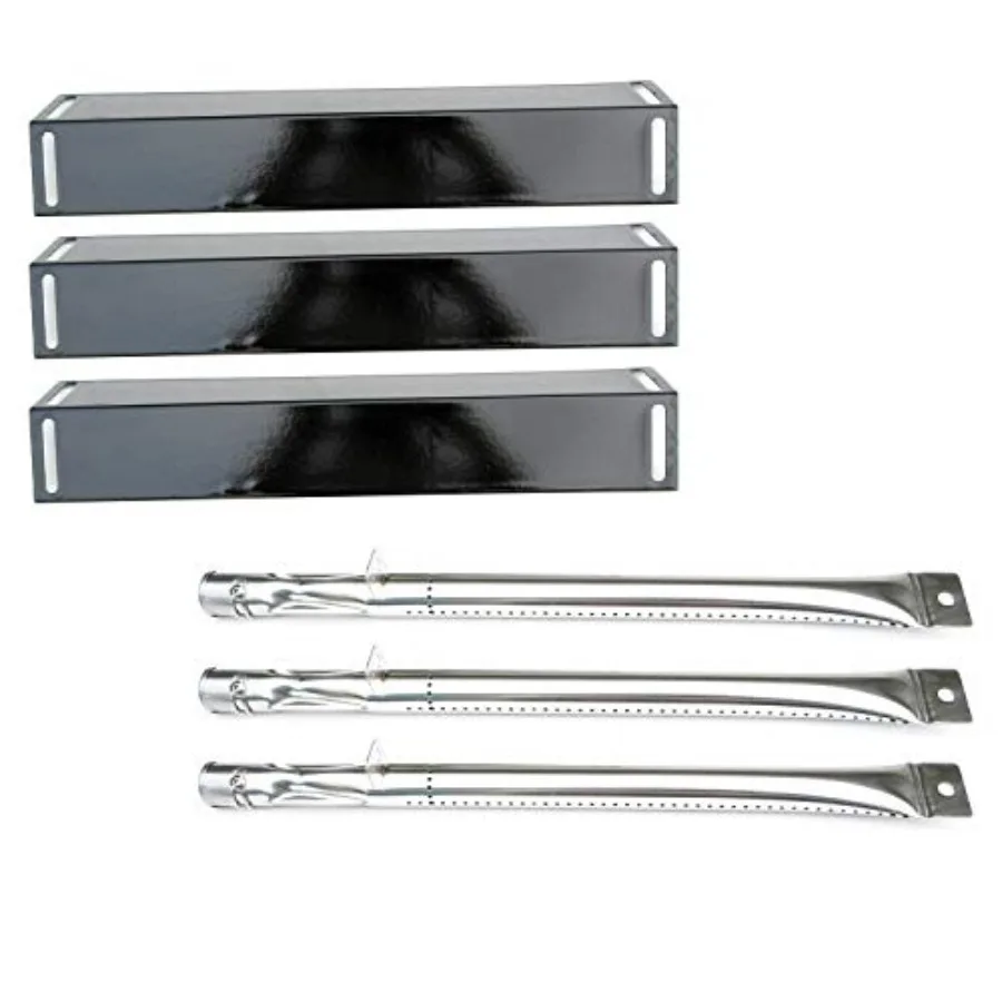 

Комплект запчастей DG116 для газовых грилей BBQ Grillware GGPL-2100: 3-х секционные горелки из нержавеющей стали + фарфоровые плиты нагрева