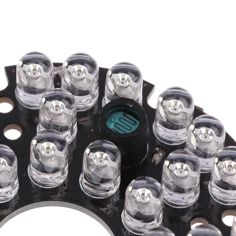 48pcs-LED 850NM Illuminator IR Infrared Board Night Vision Light Lamp For 50 CCTV Surveillance Camera Housing Diameter 60MM