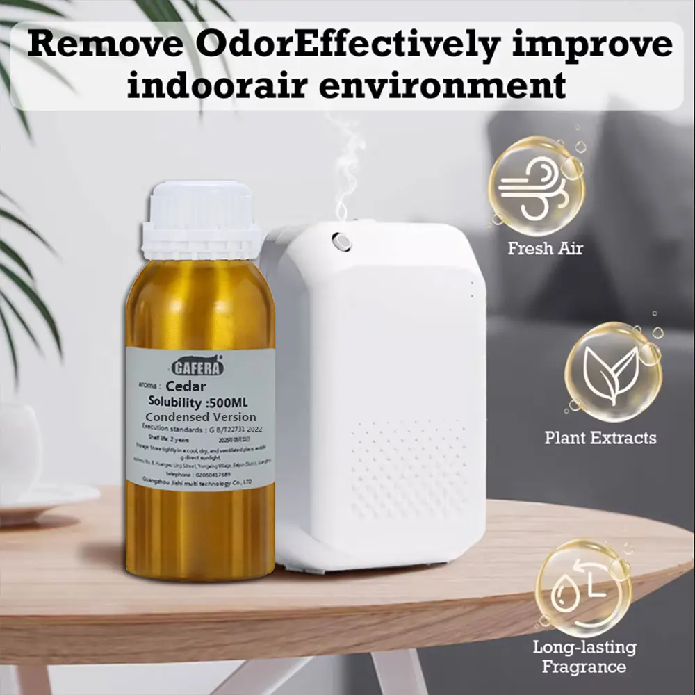 GAFERA 500ml (16.9 fl.oz) Cedar Kempinski Essential Oils - For All Waterless Diffuser, Aroma Diffuser Replenish Aromatherapy Oil