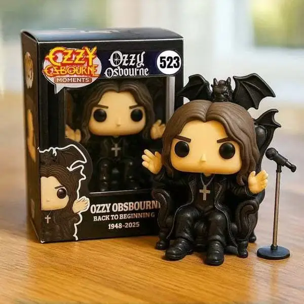تمثال Ozzy Osbourne Farewell Tour 2025 - شكرًا لك Ozzy العرض النهائي العودة إلى البداية زينة قابلة للجمع