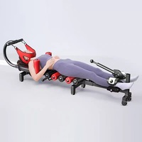 Electric Home Use Spine Traction Device Cervical Lumbar Stretching Leg Inversion Bed with Fitness Relaxation Bench Rack