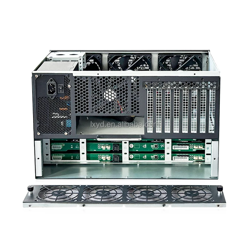 12bay NAS Chassis with ATX PSU & ATX Motherboard, 6U Height, for SMB and Home Storage Use 6u Rack Mount 12bays Server case - view 5