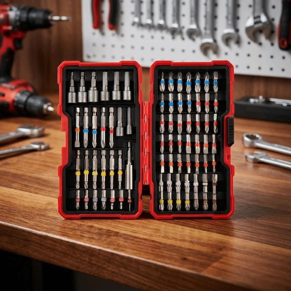 83pcs/box Rainbow Design Rainbow Screwdriver Bit Set S2 Alloy Steel Magnetic Bits Screwdriver Bit Socket Set Storage Case