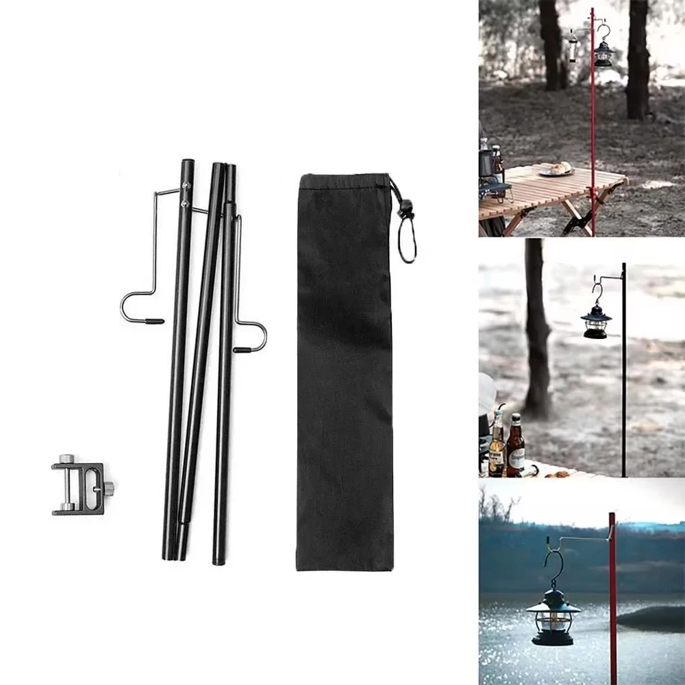 

Camping Lantern Stand Ultralight Table Lamp Hanger Portable Detachable Light Holder Lighting Brackets Camping Equipment Supplies